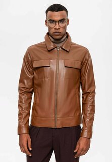 Куртка из искусственной кожи Antioch, коричневая