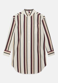 Платье-рубашка Global Stripe Dress Tommy Hilfiger, цвет ivory/red/white/blue