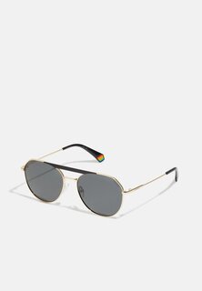 Солнцезащитные очки Unisex Polaroid, цвет gold/ black