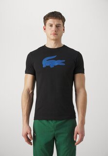 Футболка с принтом Printed Sports T-Shirt Lacoste, цвет noir/bleu