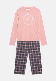 Пижама Sleep Abercrombie &amp; Fitch, цвет pink/blue