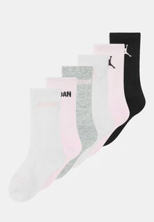 Спортивные носки Girls Legend Crew 6 Pack Jordan, цвет pink foam