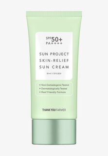 Крем солнцезащитный Sun Project Skin Relief Sun Cream Thank You Farmer, черный