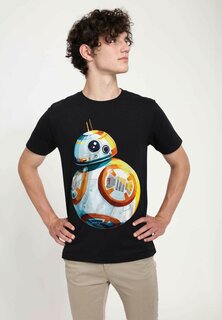 футболка с принтом Star Wars: Episode 7 Multi Bb8 Unisex Henry Tiger