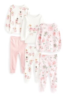 Пижамы 3 Pack Set Standard Next, цвет pink ecru white fairy