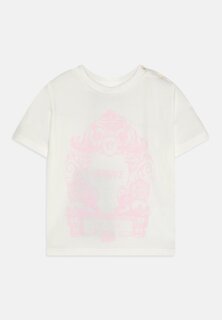 футболка с принтом Stemma Print Unisex Versace, цвет bianco/rosa