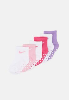 Носки Pop Color Gripper Infant Todler Ankle 6 Pack Nike, розовый