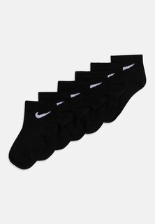 Носки Basic Quarter Unisex 6 Пакет Nike, черный
