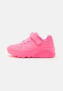 Низкие кроссовки Uno Lite Skechers, цвет hot pink