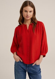 Рубашка WE Fashion, красная