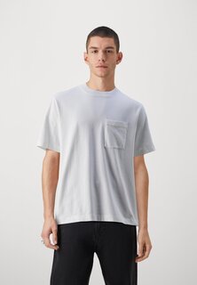 Базовая футболка Abercrombie &amp; Fitch, ярко-белая
