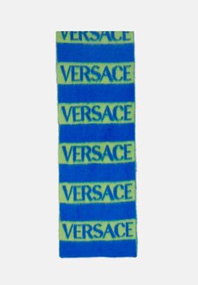 Шарф Other Serie Unisex Brushed Logo Versace, цвет bluette/verde acido