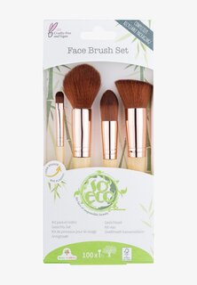 Кисти для макияжа So Eco Face Makeup Brush Set So Eco, цвет beige &amp; gold
