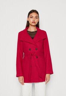 Классическое пальто Onlmedina Short Belted Coat ONLY, цвет lychee