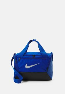 Спортивная сумка Brasilia Duffel Unisex Nike, цвет game royal/black/(metallic silver)