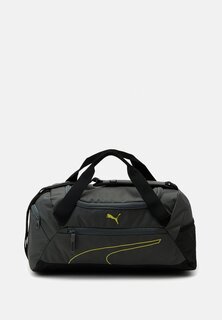 Спортивная сумка Fundamentals Sports Bag S Unisex Puma, цвет mineral gray/lime sheen