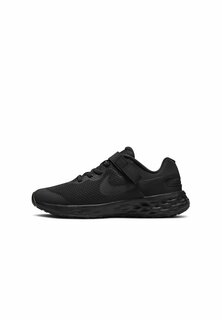 Кроссовки нейтрального цвета Nike Revolution 6 Flyease (Gs Nike, цвет black dark smoke grey black