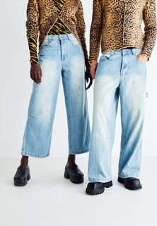 Мешковатые джинсы Extreme Baggy Carpenter Unisex Jaded London, цвет light wash