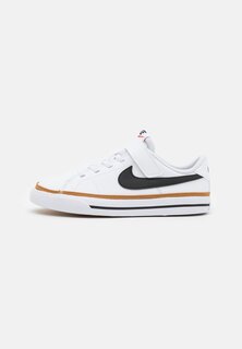 Низкие кроссовки Court Legacy Nike, цвет white/black/desert ochre/light brown