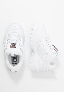 Низкие кроссовки Disruptor Kids Teens Unisex Fila, белый