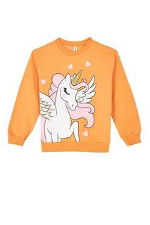 Толстовка Unicorn Regular Fit DeFacto, цвет orange