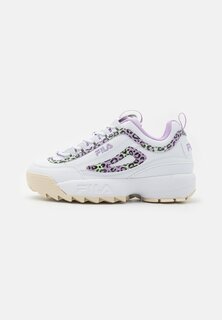 Низкие кроссовки Disruptor Teens Unisex Fila, цвет white/viola