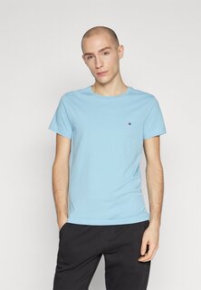Базовая футболка Slim Fit Tee Tommy Hilfiger, цвет sleepy blue