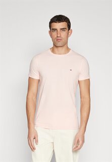 Базовая футболка Slim Fit Tee Tommy Hilfiger, цвет pink crystal