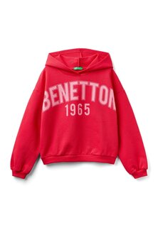 Толстовка With Maxi Logo United Colors of Benetton, красный