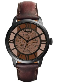 Часы Fossil, темно-коричневые
