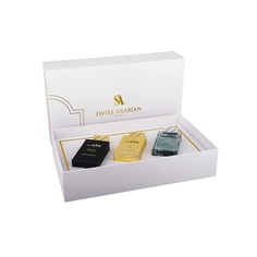 Swiss Arabian Shaghaf Gift Set with 3 Different Scents - Perfect Christmas Gift Swissarabian