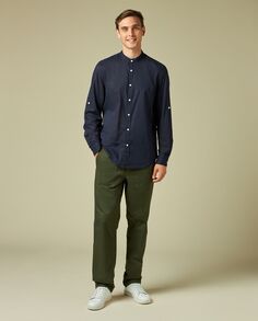Мужские повседневные брюки из чистого хлопка J. HART &amp; BROS., светло-бежевый