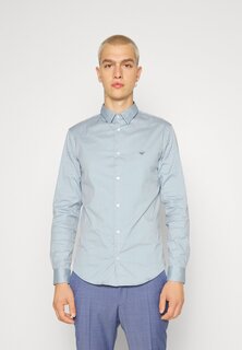 Элегантная рубашка Camicia Emporio Armani, цвет azzurro
