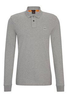 Рубашка-поло Passerby BOSS, цвет light pastel grey