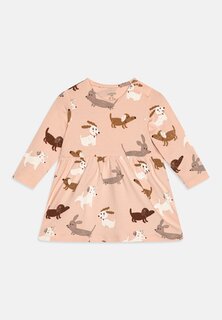 Трикотажное платье Dress Dogs Lindex, цвет light dusty pink