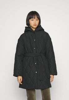 Короткое пальто Vithora Belted Coat VILA Petite, черный