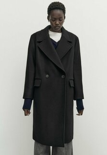 Пальто классическое Blend Comfort Massimo Dutti, черный