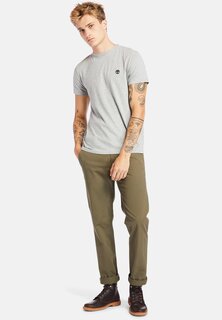 Базовая футболка Short Sleeve Timberland, цвет medium grey heather