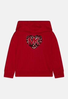 Толстовка с капюшоном Hooded Michael Kors Kids, цвет dark red