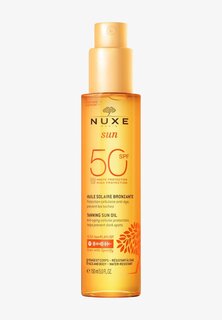 Солнцезащитный крем Tanning Sun Oil High Protection Spf50 Face And Body 150Ml NUXE