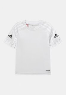 Футболка с принтом Squad Unisex Adidas, цвет white/black