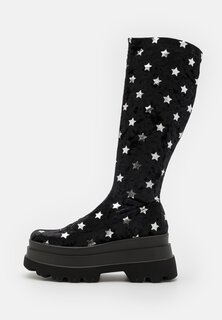 Ботинки на платформе Celestial Dusk Trident Long Boots Koi Footwear, черный