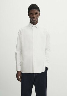 Классическая рубашка Regular Oxford Massimo Dutti, белый