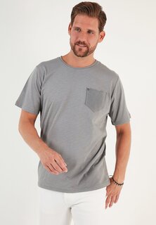 Базовая футболка Crew Neck Pocket Buratti, цвет grey