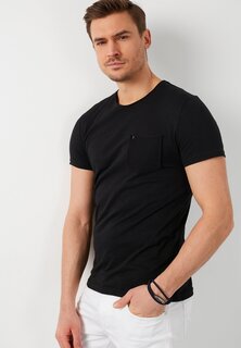 Базовая футболка Crew Neck Pocket Buratti, черный