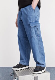 Мешковатые джинсы Big Wig Cargo Denim Pant Obey Clothing, цвет light indigo