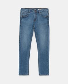 Мужские джинсы скинни с эффектом потертости J. HART &amp; BROS., голубой