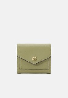 Кошелек Crossgrain Small Wallet Coach, цвет moss