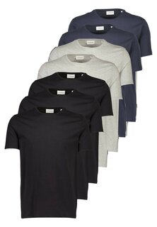 Базовая футболка Basic O-Neck Tee S/S 7 Pack Lindbergh, цвет black grey navy