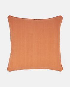 Однотонный чехол на подушку из чистого хлопка, розовый NO Brand